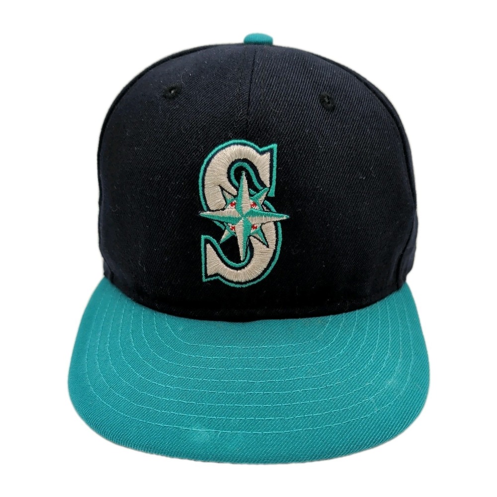 Seattle Mariners New Era 59FIFTY Fitted Hat Cap MLB On Field Baseball Size 7